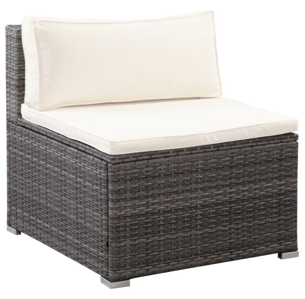 Rattanlounge FARO grau – Bild 4