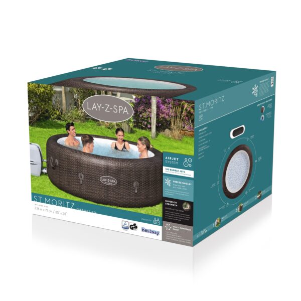 Bestway Whirlpool Lay-Z-Spa St. Moritz AirJet – Bild 11