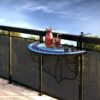 Balkontisch klappbar MOSAIK blau – Bild 2
