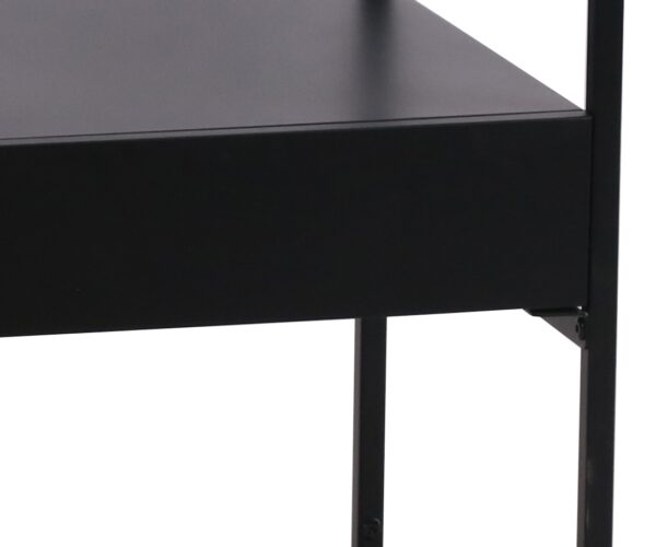 Nachttisch Metall NITE 40 x 51 cm schwarz – Bild 6