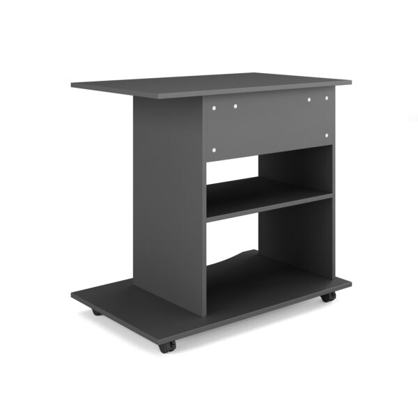 Schreibtisch mit Rollen EVAT anthrazit – Bild 4