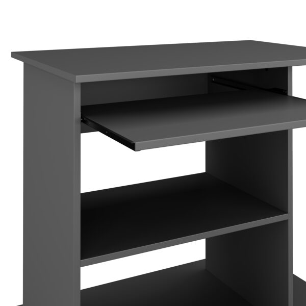 Schreibtisch mit Rollen EVAT anthrazit – Bild 5