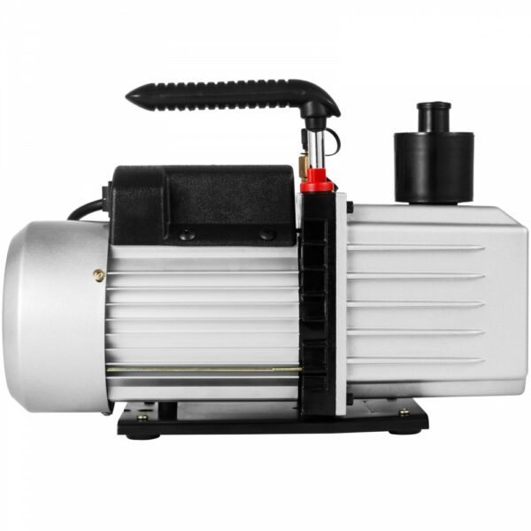 8CFM Zweistufige Vakuumpumpe Unterdruckpumpe 0,3Pa 1HP HVAC Klimaanlage – Bild 9