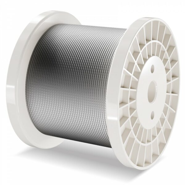 Stahlseil Drahtseil Seil Draht Rostfrei Ф3,18mmx182,3m 7,1kN 7x7 Stränge – Bild 10