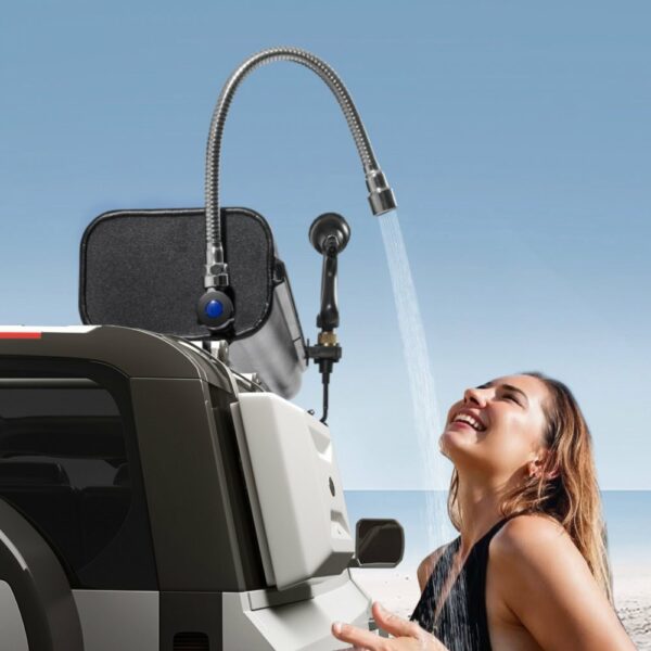 Dachgepäckträger-Wassertank 30L Tragbarer Wassertank Spritzschutzplatte – Bild 8