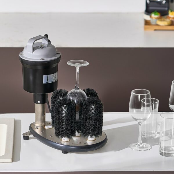 Elektrische Glasspüler Gläserspülgerät 1200 Tassen/h 5 Bürsten Cafés – Bild 8