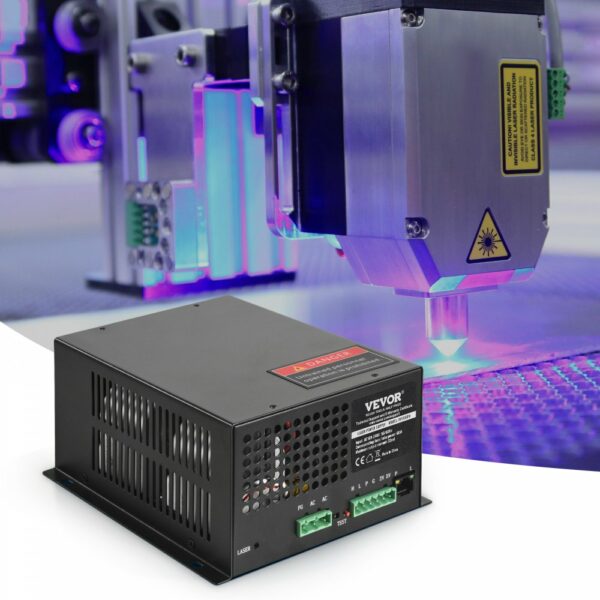 CO2-laser-netzteil Für 60w-laserröhre, Konstantstrom Schutz, Leerlaufschutz, Schnelle Wärmeableitung, Kompatibel Mit Lasergravierern Und -Schneidern Mehrerer Marken – Bild 8