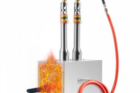 Tragbare Propan-Schmiede 2 Brenner Schmelzofe Kit Quadratisch 1427℃