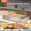 Speisenwärmer Chafing Dish Gastronormbehälter 9x5Qt Buffet Glasschild – Bild 2