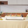 Speisenwärmer Chafing Dish Gastronormbehälter 9x5Qt Buffet Glasschild – Bild 8