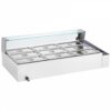 Speisenwärmer Chafing Dish Gastronormbehälter 9x5Qt Buffet Glasschild – Bild 9