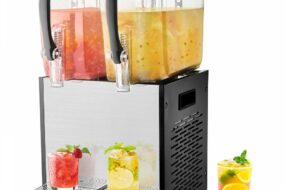 Kommerzieller Getränkespender 12Lx2 Spender Kalte Säfte Eisgetränke