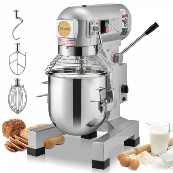 Küchenmaschine Standmixer 1100W Knetmaschine 18,7L Teigmixer Mixer