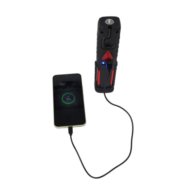 Arbeitsleuchte COB mit USB – Bild 2