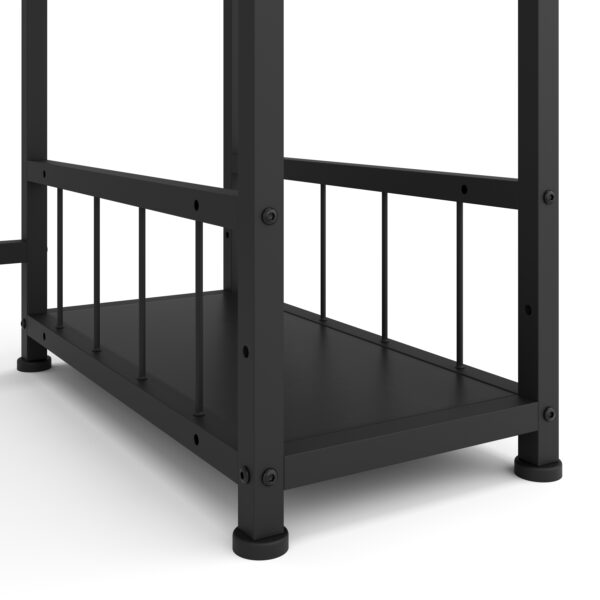 Bartisch SAMUEL 120 x 50 x 105 cm schwarz – Bild 4
