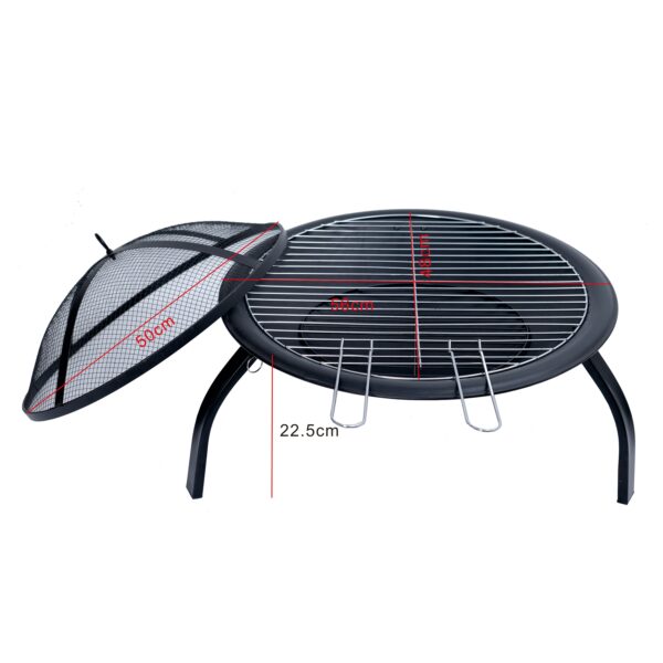 Feuerschale mit Grillrost Ø 56 cm – Bild 7