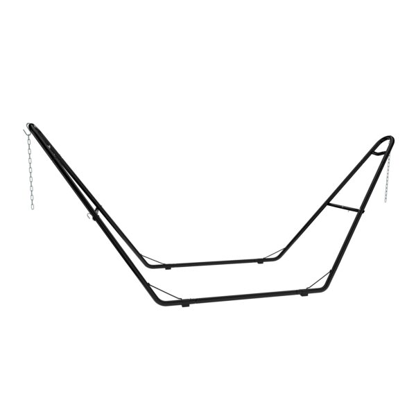 Gestell für Hängematte 325 x 100 cm schwarz – Bild 3