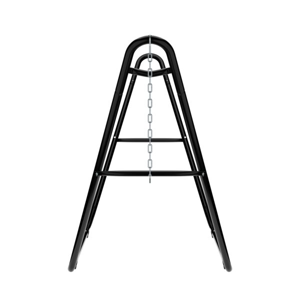 Gestell für Hängematte 325 x 100 cm schwarz – Bild 4
