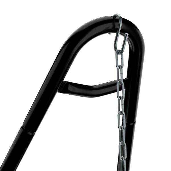 Gestell für Hängematte 325 x 100 cm schwarz – Bild 5