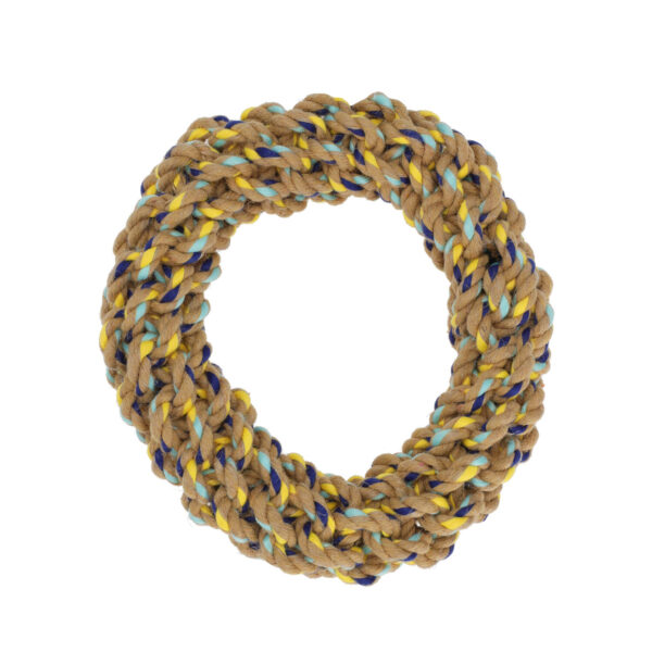 Hundespielzeug Tau Ring 20 cm – Bild 2