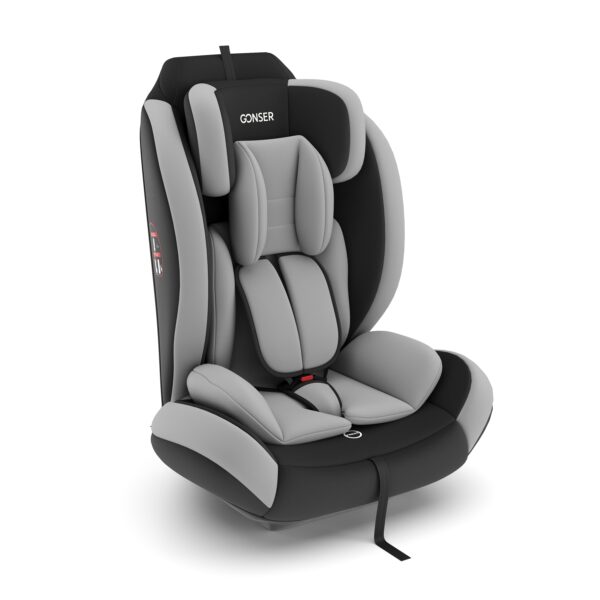 Kindersitz Auto mit ISOFIX grau – Bild 2