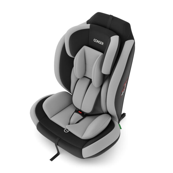 Kindersitz Auto mit ISOFIX grau – Bild 4