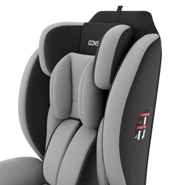 Kindersitz Auto mit ISOFIX grau – Bild 6