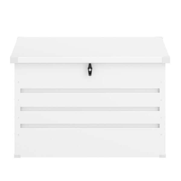 Gartenbox wasserdicht MONACO 100 x 62 x 64 cm 300L weiss – Bild 3