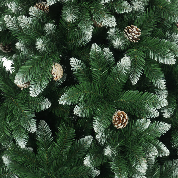 Künstlicher Weihnachtsbaum mit Schnee 150 cm – Bild 2
