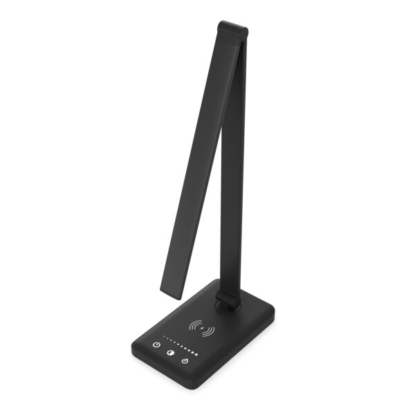 LED Tischlampe LUX mit Wireless Charger schwarz – Bild 5