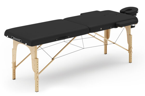 Massageliege BASIC 2-Zonen schwarz – Bild 3