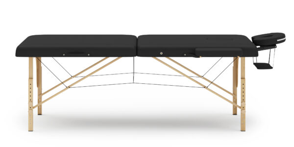 Massageliege BASIC 2-Zonen schwarz – Bild 2