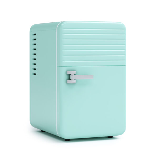 Minikühlschrank Retro 6L tragbar mint