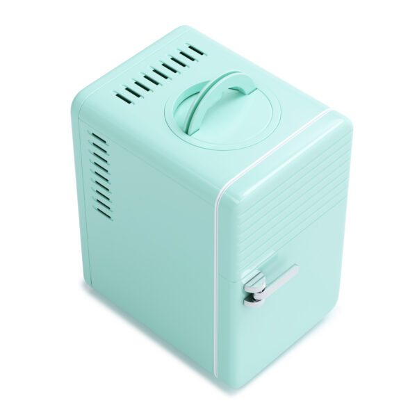 Minikühlschrank Retro 6L tragbar mint – Bild 7