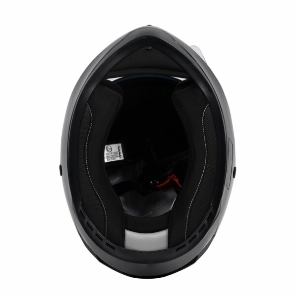 Motorrad Integralhelm Einzelvisier schwarz Grösse 61 – Bild 7