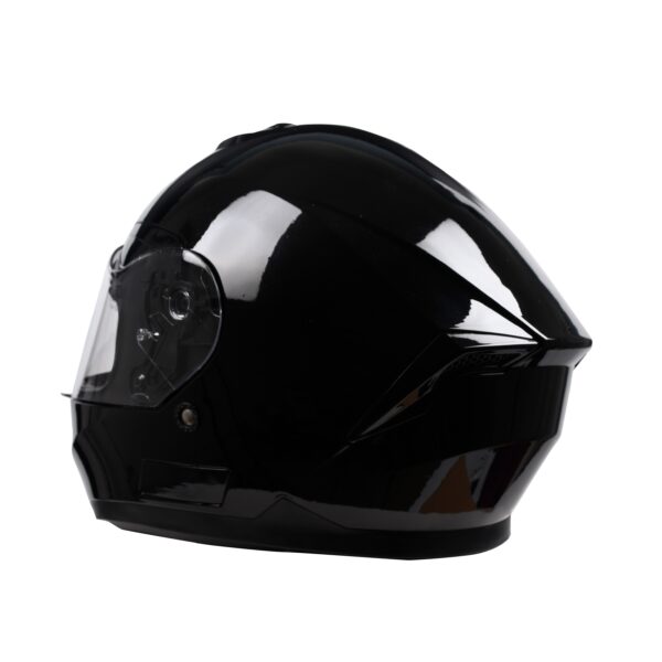 Motorrad Integralhelm Einzelvisier schwarz Grösse 61 – Bild 5