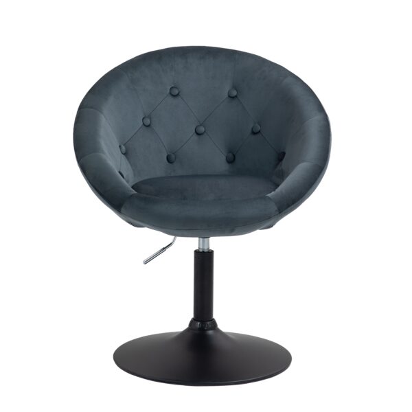 Sessel Samt KEIF drehbar anthrazit – Bild 3