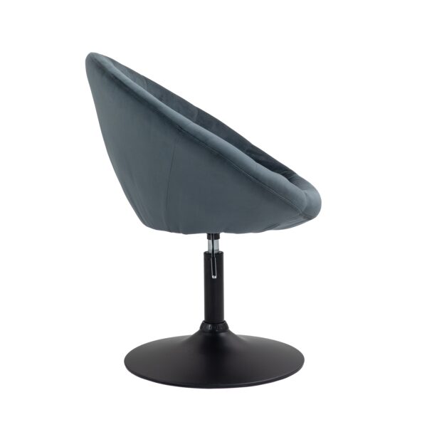 Sessel Samt KEIF drehbar anthrazit – Bild 4