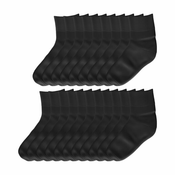 Socken Grösse 35 - 38 10er Set schwarz – Bild 2