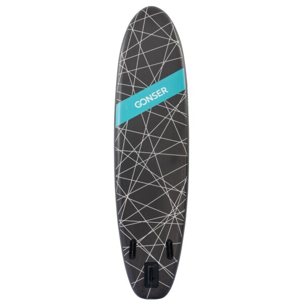 LED Stand Up Paddle LASER 320 cm schwarz – Bild 8