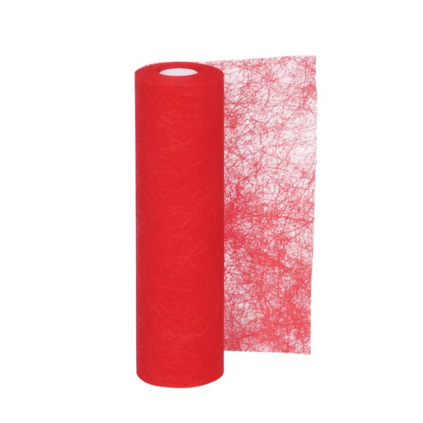 Tischläufer Vlies 23 cm x 25 m rot – Bild 2