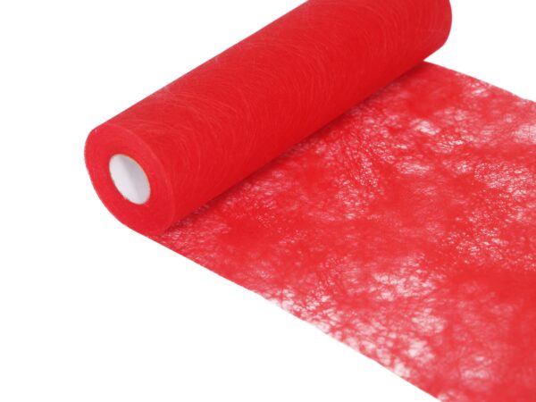 Tischläufer Vlies 23 cm x 25 m rot – Bild 3