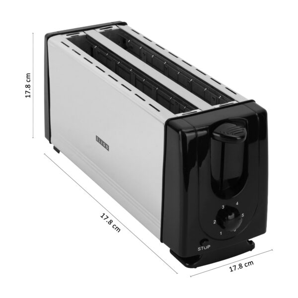 Toaster Edelstahl 1300W 4 Brotscheiben – Bild 8