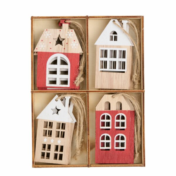 Weihnachtsschmuck Holz 12-teilig – Bild 3