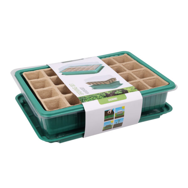 Anzuchtschale Set 24 Töpfe – Bild 6