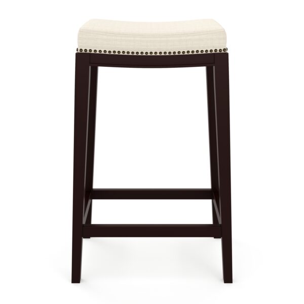 Barhocker ALONSO beige/dunkelbraun – Bild 2