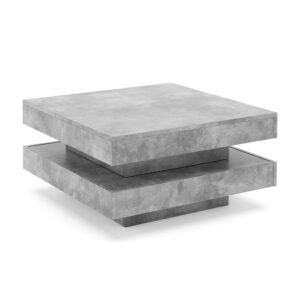 Beistelltisch ELEGANCE drehbar grau