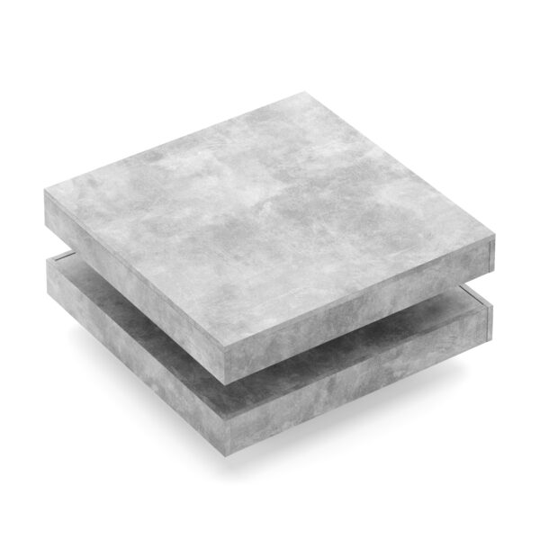 Beistelltisch ELEGANCE drehbar grau – Bild 3