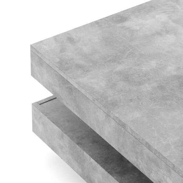 Beistelltisch ELEGANCE drehbar grau – Bild 6