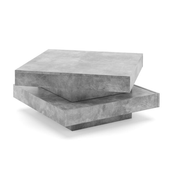 Beistelltisch ELEGANCE drehbar grau – Bild 2